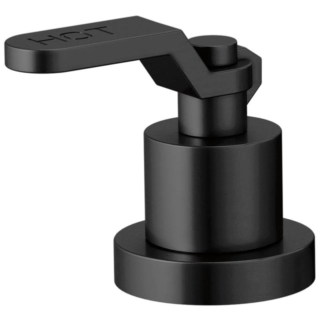 Brizo - Litze Roman Tub Handle Kit - Industrial Lever - Matte Black