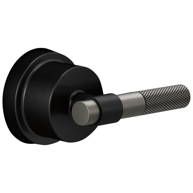 Brizo - Litze Sensori Thermostatic Valve Trim Handle Kit - T-Lever - Matte Black With Luxe Steel