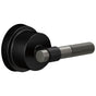Brizo - Litze Sensori Thermostatic Valve Trim Handle Kit - T-Lever - Matte Black With Luxe Steel