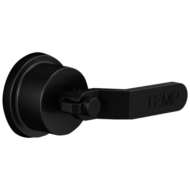 Brizo - Litze Sensori Thermostatic Valve Trim Handle Kit - Industrial Lever - Matte Black