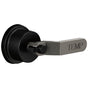 Brizo - Litze Sensori Thermostatic Valve Trim Handle Kit - Industrial Lever - Matte Black With Luxe Steel