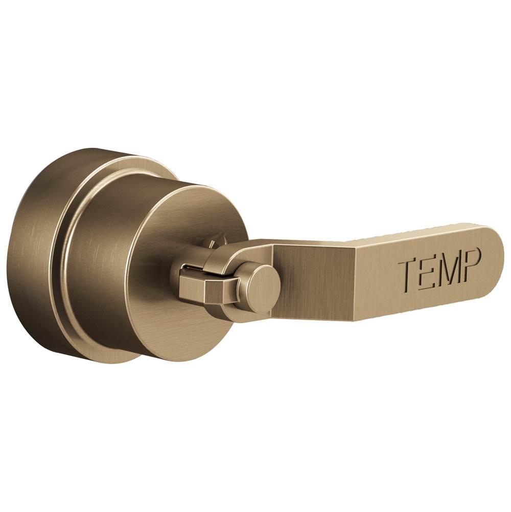 Brizo - Litze Sensori Thermostatic Valve Trim Industrial Lever Handle Kit - Luxe Gold