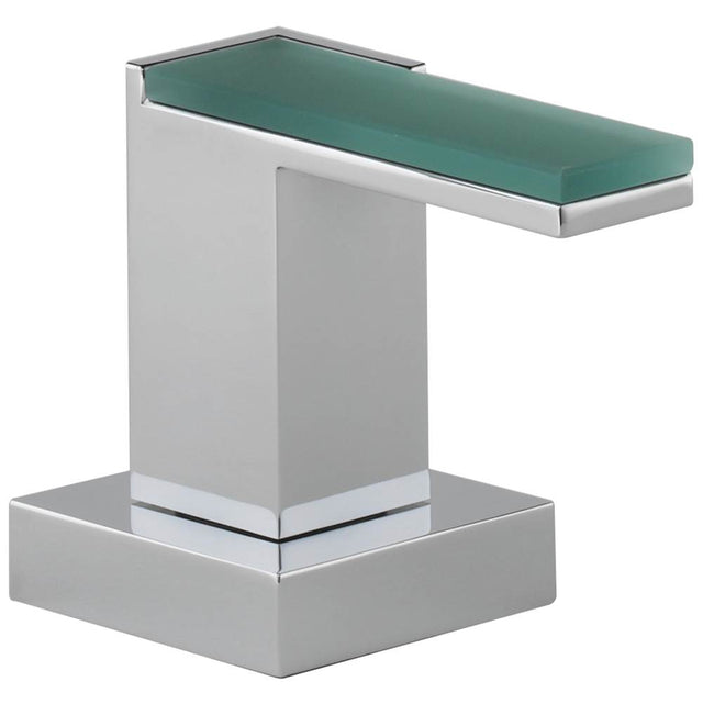 Brizo - Siderna Roman Tub Faucet Green Glass Lever Handle Kit - Chrome