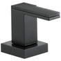 Brizo - Siderna Roman Tub Faucet Solar Gray Glass Lever Handle Kit - Matte Black