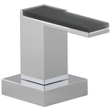 Brizo - Siderna Roman Tub Faucet Solar Gray Glass Lever Handle Kit - Chrome