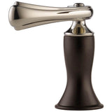 Brizo - Charlotte Roman Tub Faucet Lever Handle Kit - Cocoa Bronze  With  Polished Nickel