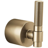 Brizo - Litze Single-Handle Floor Mount Tub Filler T-Lever Handle Kit - Luxe Gold