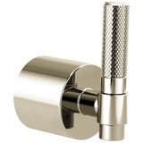 Brizo - Litze Single-Handle Floor Mount Tub Filler T-Lever Handle Kit - Polished Nickel