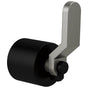 Brizo - Litze Single-Handle Freestanding Tub Filler Handle Kit - Industrial Lever - Matte Black With Luxe Steel