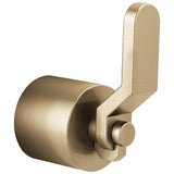 Brizo - Litze Single-Handle Floor Mount Tub Filler Industrial Lever Handle Kit - Luxe Gold