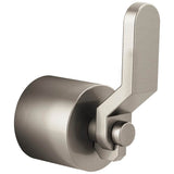 Brizo - Litze Single-Handle Floor Mount Tub Filler Industrial Lever Handle Kit - Luxe Nickel