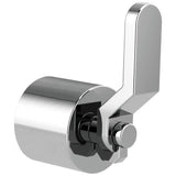 Brizo - Litze Single-Handle Floor Mount Tub Filler Industrial Lever Handle Kit - Chrome