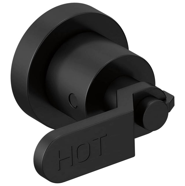 Brizo - Litze Two-Handle Wall Mount Tub Filler Handle Kit - Industrial Lever - Matte Black