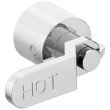 Brizo - Litze Two-Handle Wall Mount Tub Filler Industrial Lever Handle Kit - Chrome