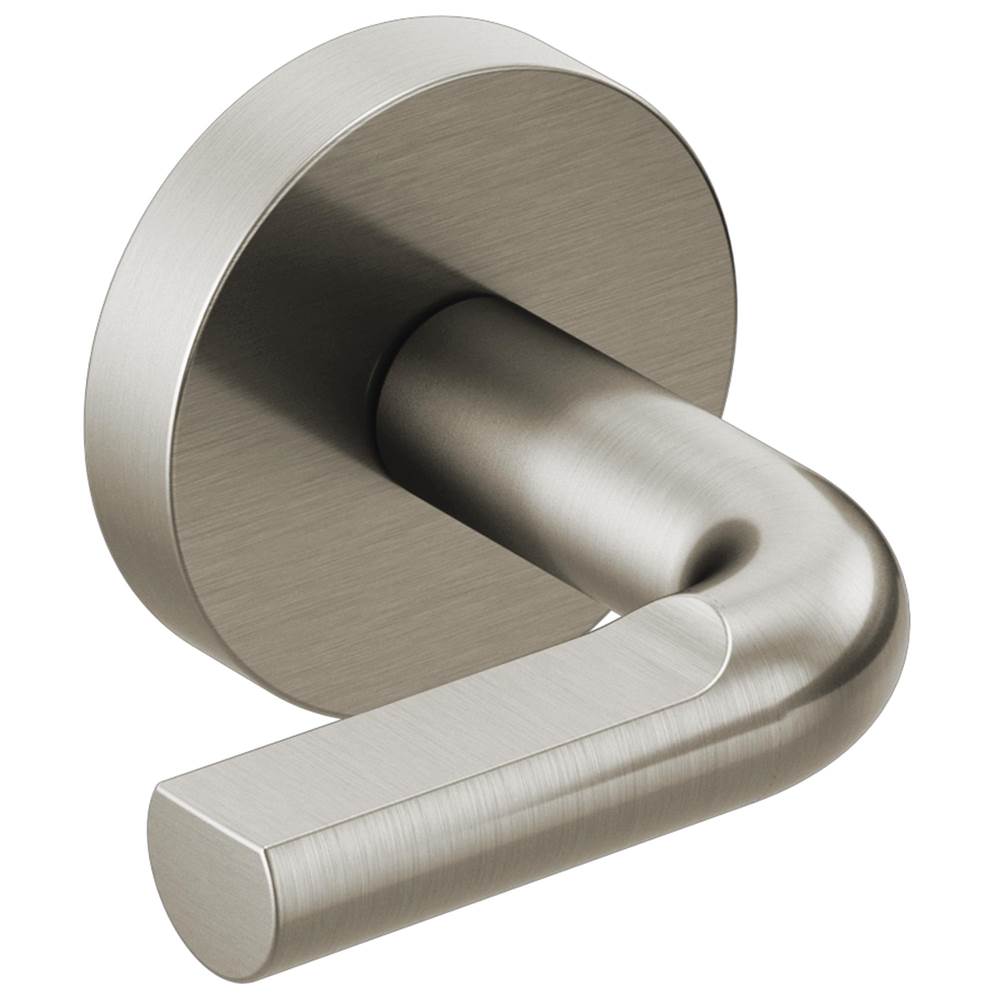 Brizo - Litze Two-Handle Wall Mount Tub Filler Notch Lever Handle Kit - Luxe Nickel