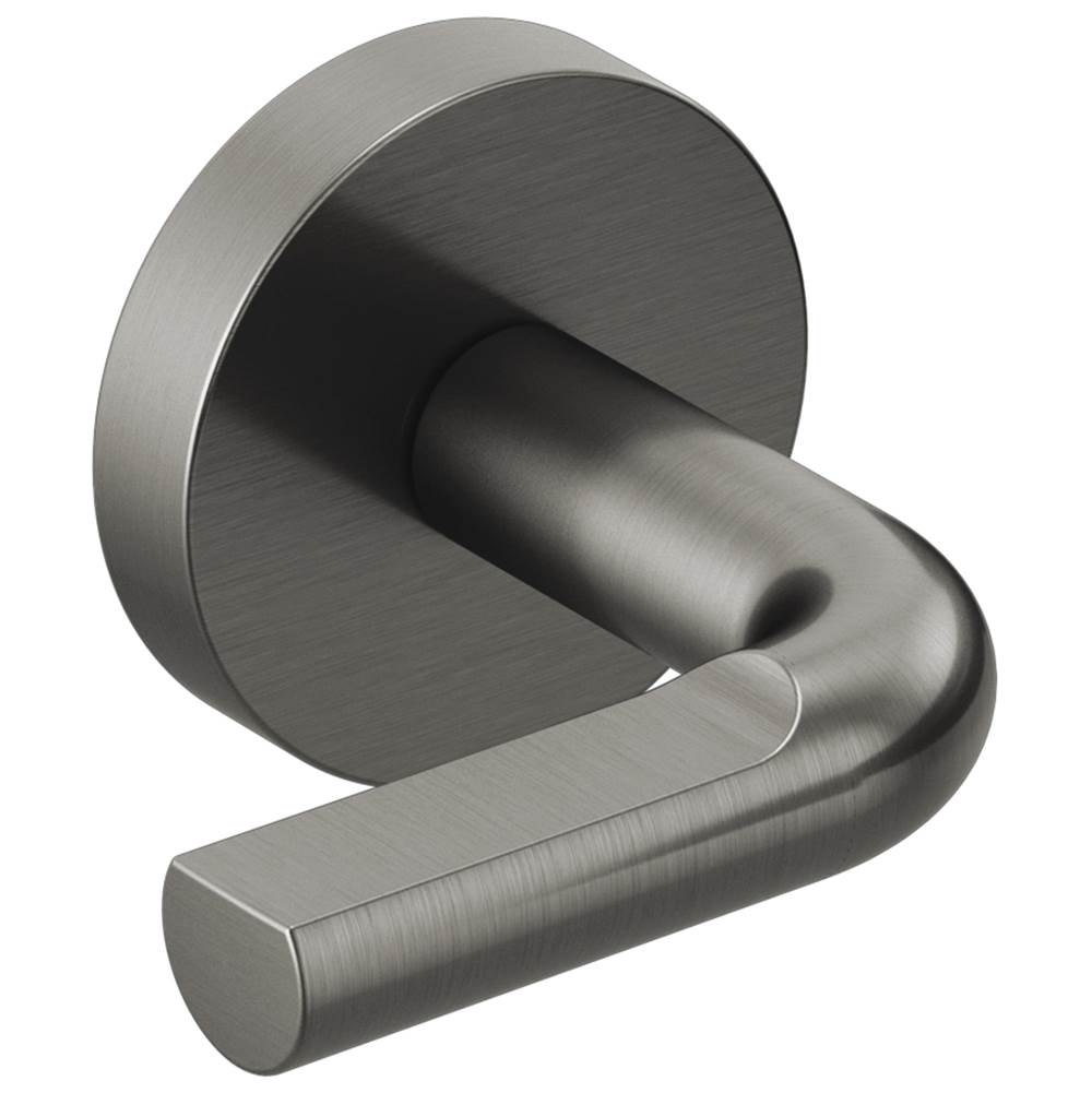 Brizo - Litze Two-Handle Wall Mount Tub Filler Notch Lever Handle Kit - Luxe Steel