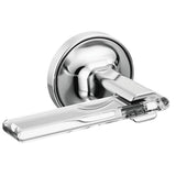 Brizo - AllariaE Two-Handle Wall Mount Tub Filler Lever Handle Kit - Polished Chrome  With  Clear Acrylic