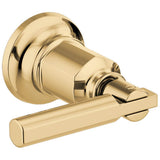 Brizo - Invari Two-Handle Wall Mount Tub Filler Lever Handle Kit - Polished Gold