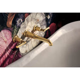 Invari Two-Handle Wall Mount Tub Filler Lever Handle Kit