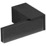 Brizo - Siderna Two-Handle Wall Mount Tub Filler Solar Gray Glass Lever Handle Kit - Matte Black