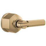 Brizo - Invari Single-Handle Floor Mount Tub Filler Lever Handle Kit - Luxe Gold
