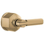Brizo - Invari Single-Handle Floor Mount Tub Filler Lever Handle Kit - Luxe Gold