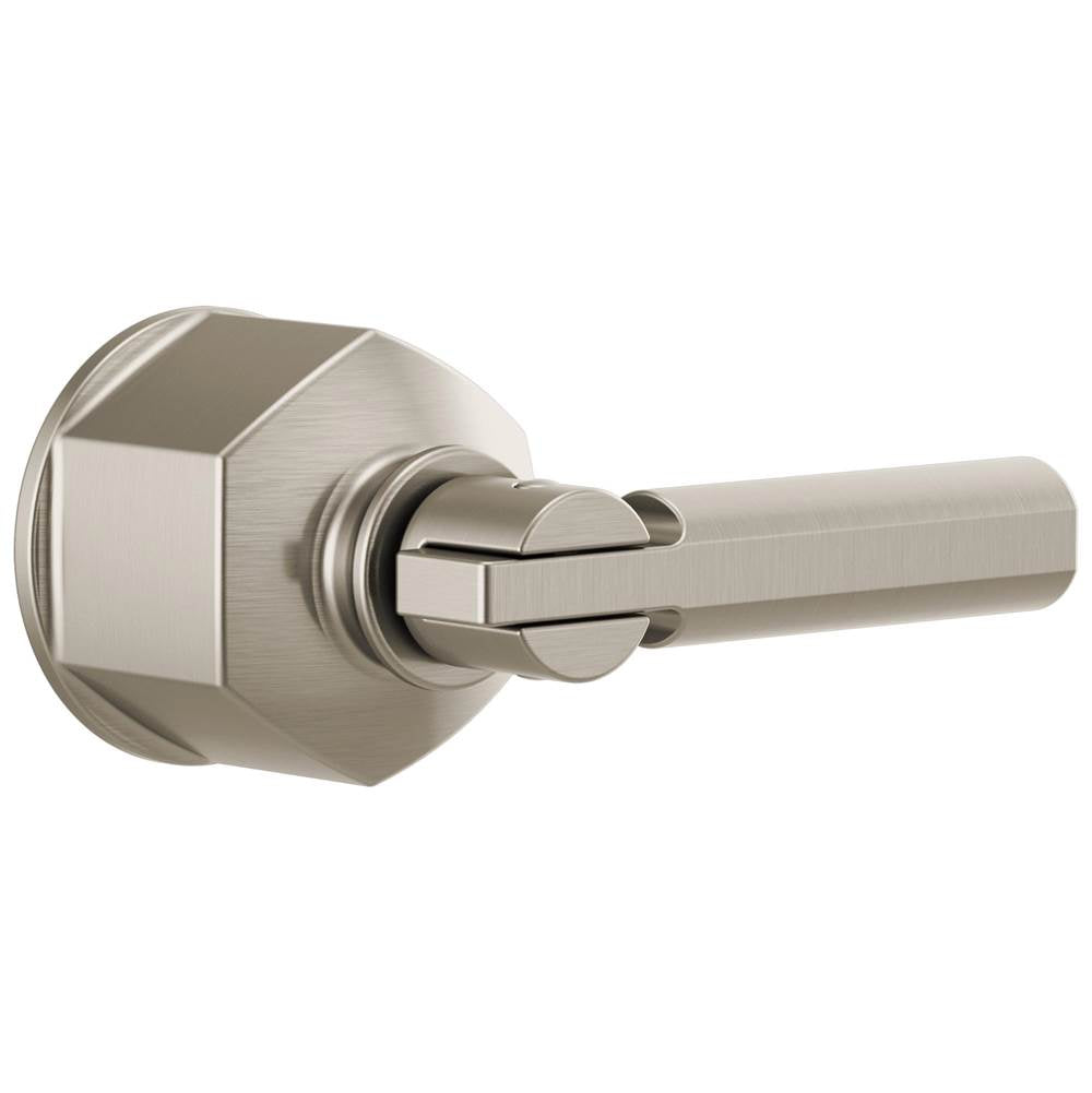 Brizo - Invari Single-Handle Floor Mount Tub Filler Lever Handle Kit - Luxe Nickel