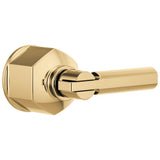 Brizo - Invari Single-Handle Floor Mount Tub Filler Lever Handle Kit - Polished Gold