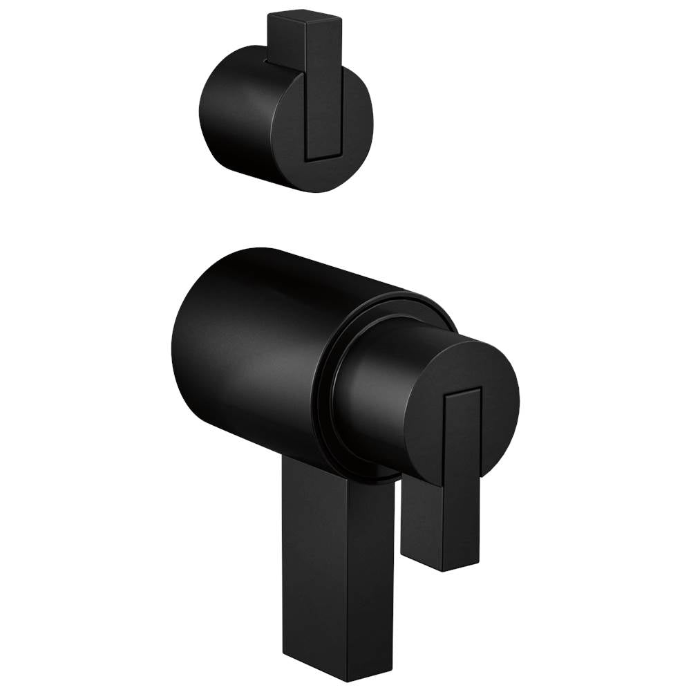 Brizo - Litze Tempassure Thermostatic Valve With Diverter Trim Handle Kit - Lever - Matte Black