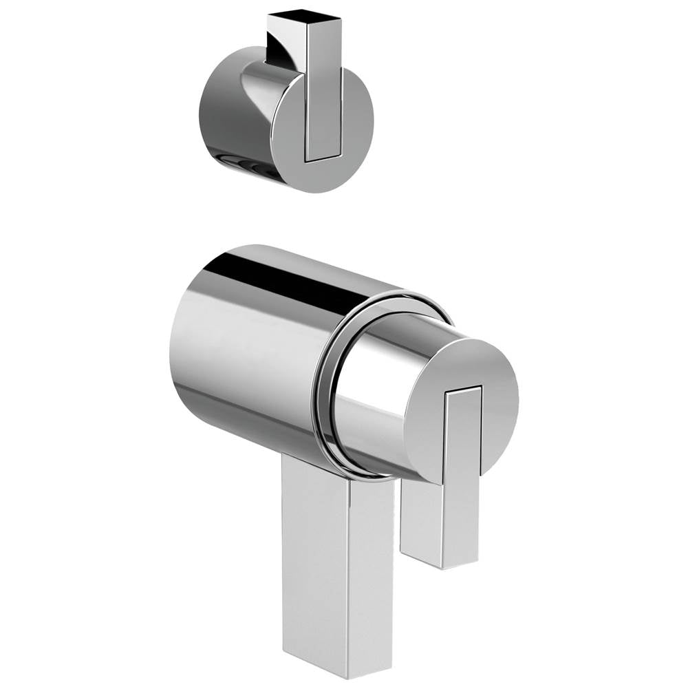 Brizo - Litze TempAssure Thermostatic Valve With Integrated Diverter Lever Handle Kit - Chrome