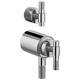 Brizo - Litze TempAssure Thermostatic Valve With Integrated Diverter T-Lever Handle Kit - Chrome