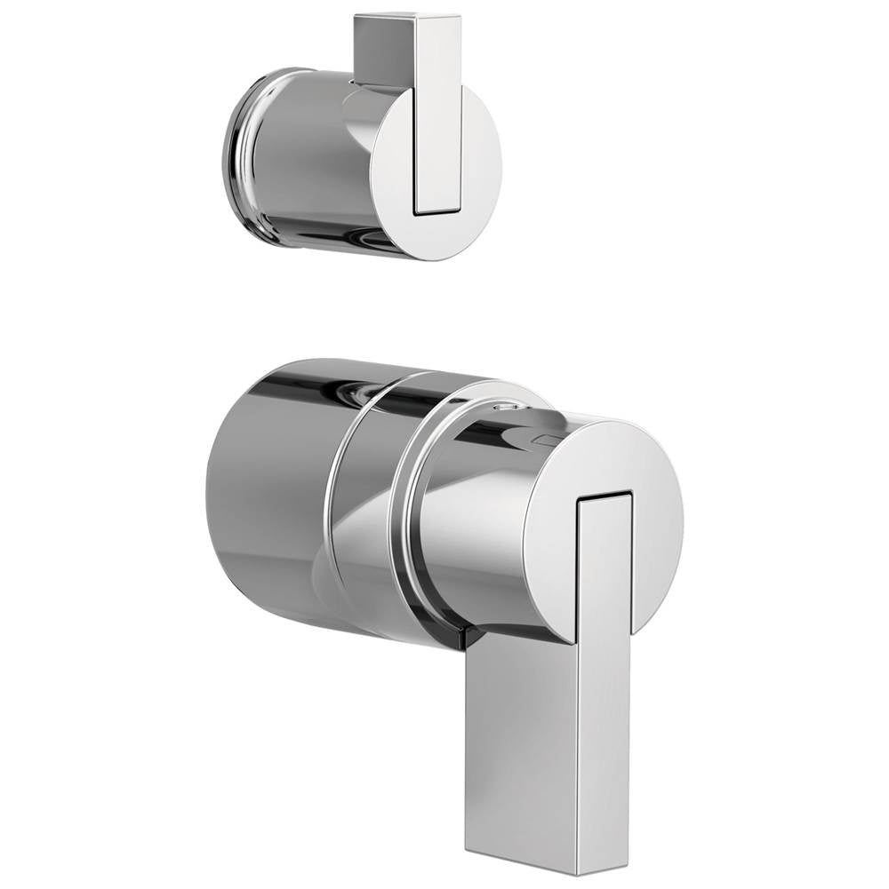 Brizo - Litze Pressure Balance Valve with Integrated Diverter Trim Lever Handle Kit - Chrome