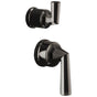 Brizo - BeauclereE Pressure Balance Valve with Integrated Diverter Trim Lever Handle Kit - Brilliance Black Onyx