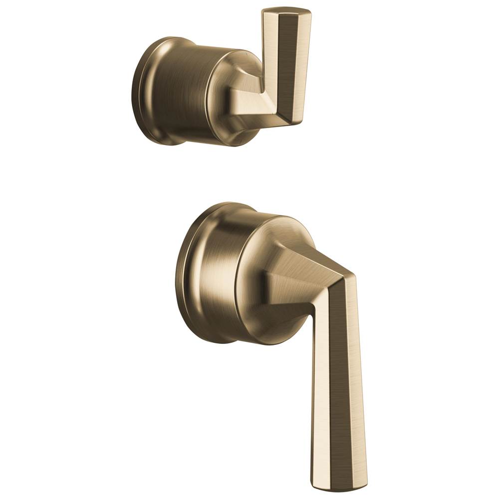 Brizo - BeauclereE Pressure Balance Valve with Integrated Diverter Trim Lever Handle Kit - Luxe Gold
