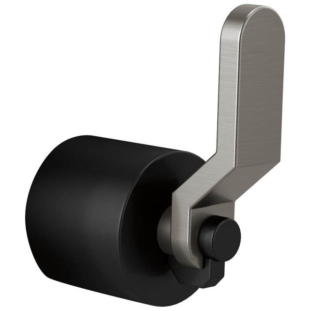 Brizo - Litze 3 And 6 Setting Diverter Trim Handle Kit - Industrial Lever - Matte Black With Luxe Steel
