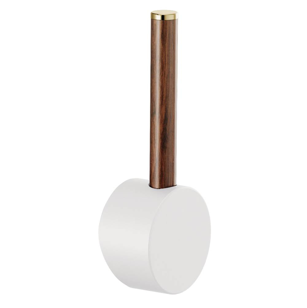 Brizo - Jason Wu for BrizoE Bar Faucet Wood Lever Handle Kit - Matte White  With  Wood