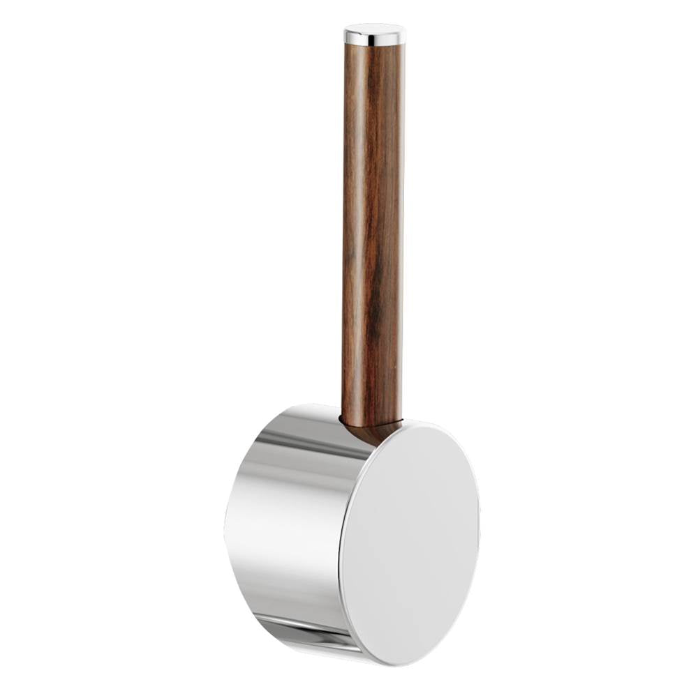 Brizo - Odin Bar Faucet Wood Lever Handle Kit - Chrome  With  Wood