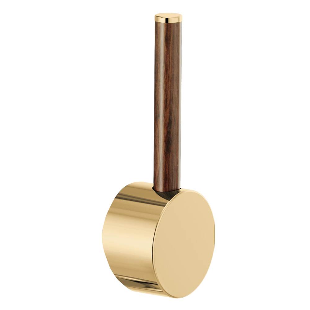 Brizo - Odin Bar Faucet Wood Lever Handle Kit - Polished Gold  With  Wood