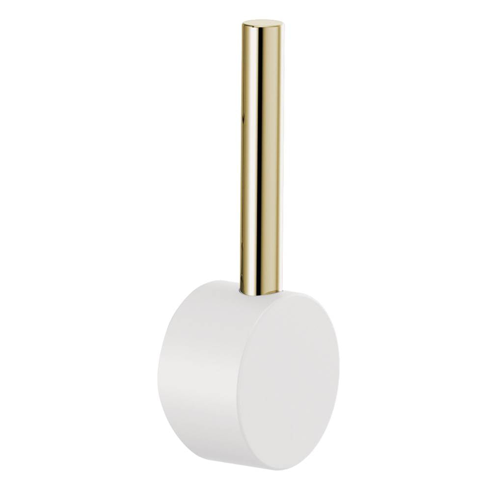 Brizo - Jason Wu for BrizoE Pull-Down Faucet Metal Lever Handle Kit - Matte White With Polished Nickel
