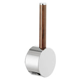 Brizo - Odin Pull-Down Faucet Wood Lever Handle Kit - Chrome  With  Wood
