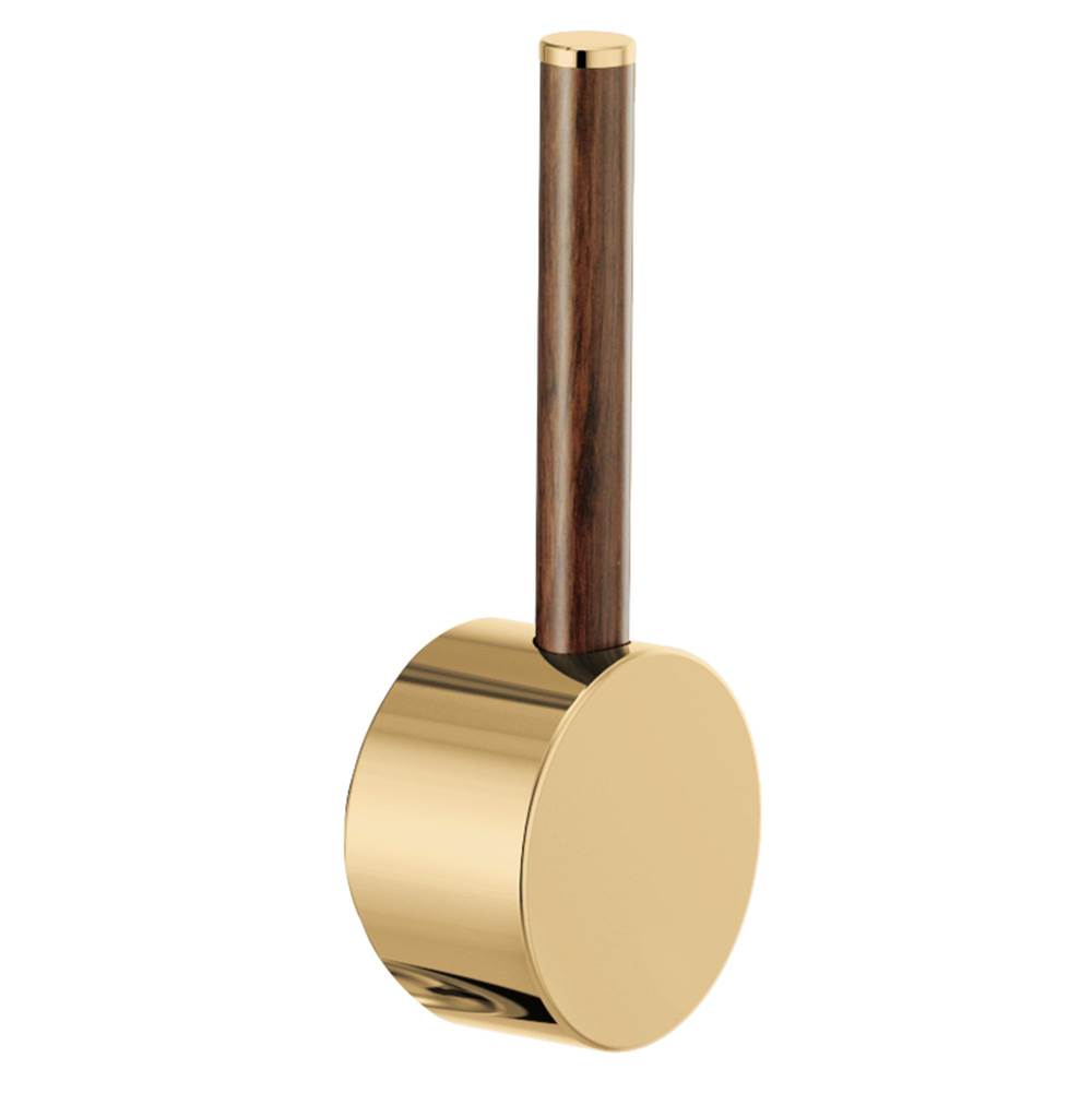 Brizo - Odin Pull-Down Faucet Wood Lever Handle Kit - Polished Gold  With  Wood