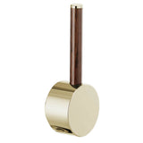 Brizo - Odin Pull-Down Faucet Wood Lever Handle Kit - Polished Nickel  With  Wood