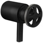 Brizo - Litze Tempassure Thermostatic Trim Handle Kit - Wheel - Matte Black With Luxe Steel