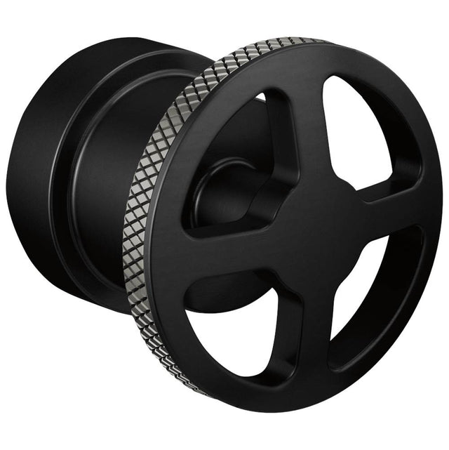 Brizo - Litze Pressure Balance Valve Trim Handle Kit - Wheel - Matte Black With Luxe Steel
