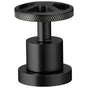 Brizo - Litze Roman Tub Handle Kit - Wheel - Matte Black With Luxe Steel