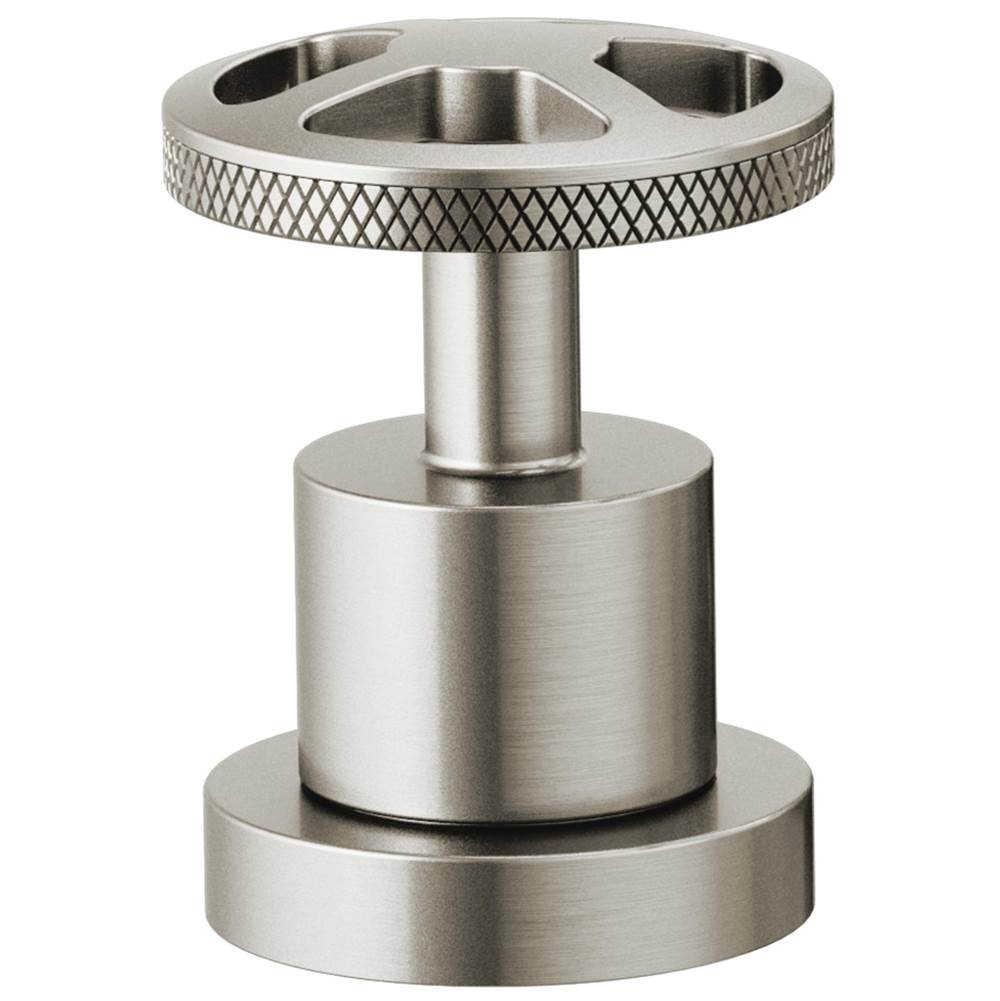 Brizo - Litze Roman Tub Faucet Wheel Handle Kit - Luxe Nickel