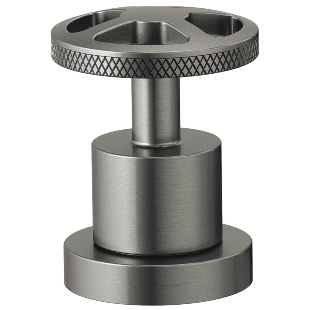 Brizo - Litze Roman Tub Faucet Wheel Handle Kit - Luxe Steel