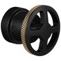 Brizo - Litze Sensori Thermostatic Valve Trim Handle Kit - Wheel - Matte Black With Luxe Gold