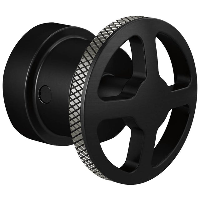 Brizo - Litze Sensori Thermostatic Valve Trim Handle Kit - Wheel - Matte Black With Luxe Steel