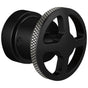 Brizo - Litze Sensori Thermostatic Valve Trim Handle Kit - Wheel - Matte Black With Luxe Steel